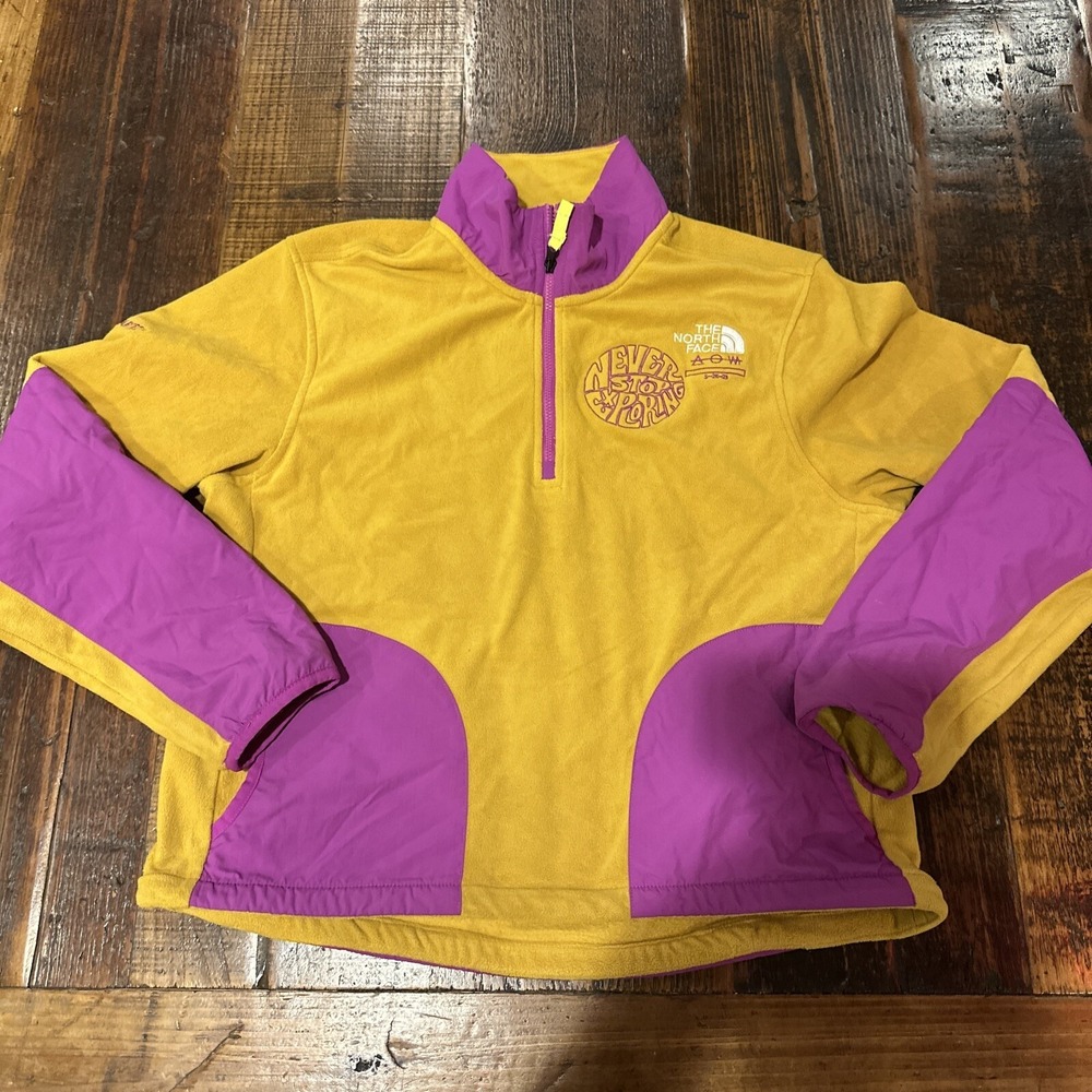 North Face Never Stop Exploring Women's S Fleece Trail wear Shirt Polartec